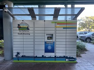 picture of the smart locker system 